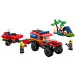 Lego 60412 City 4x4 Kurtarma Botlu İtfaiye Kamyonu