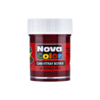 Nova Color NC 150 Su Bazlı Cam Boyası Kırmızı
