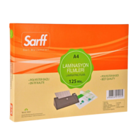 Sarff Laminasyon Filmi A4 125 Mikron