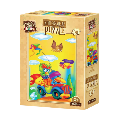 Art Puzzle Çılgın Uçurtmacılar 16 Parça Ahşap Puzzle 5853