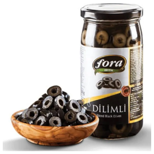 Fora Dilimli Siyah Zeytin 160 Gr