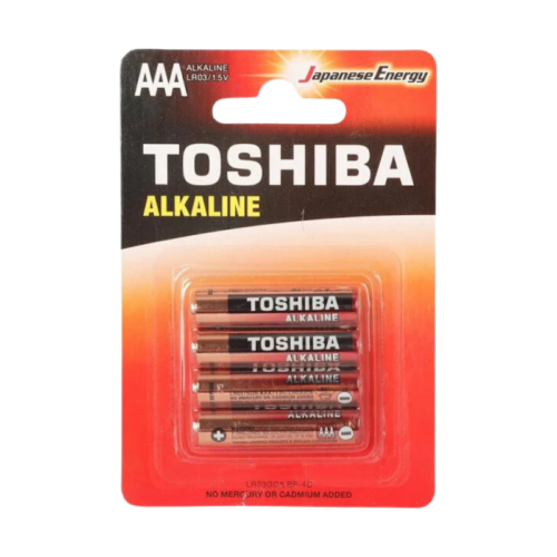 Toshiba Alkaline İnce Kalem Pil AAA 4'lü